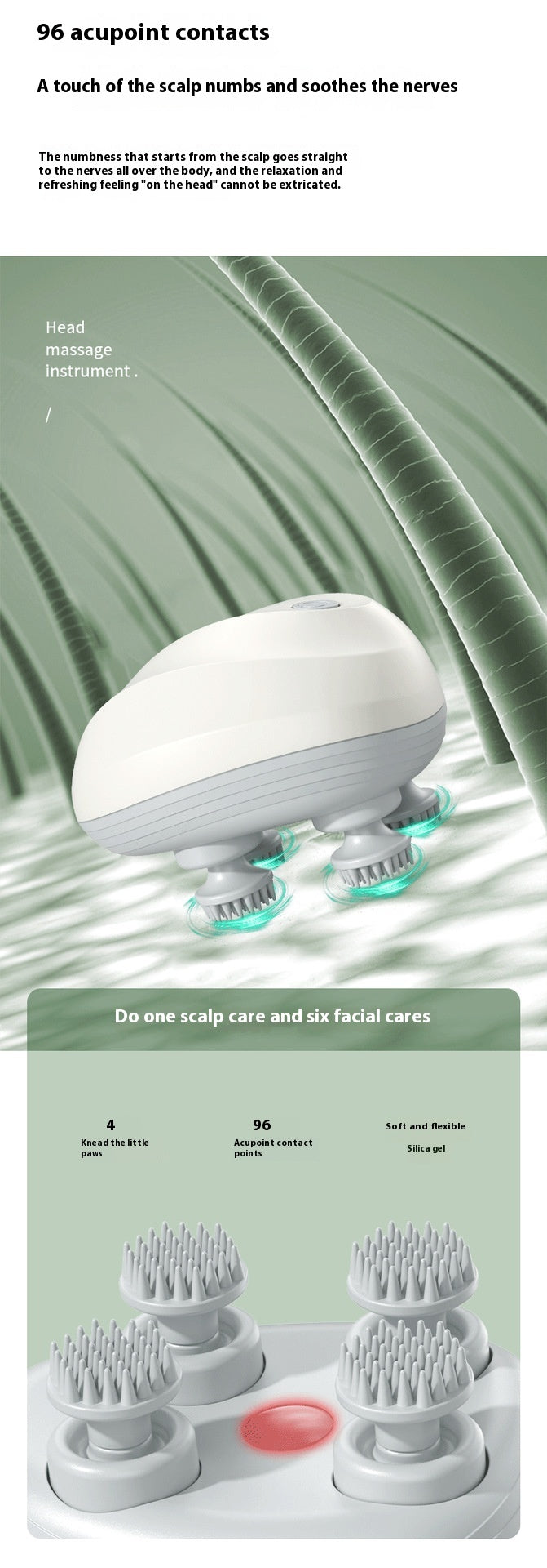 ELBO BEAUTY™ ZenScalp – Intelligentes Kopf- & Nackenmassagegerät