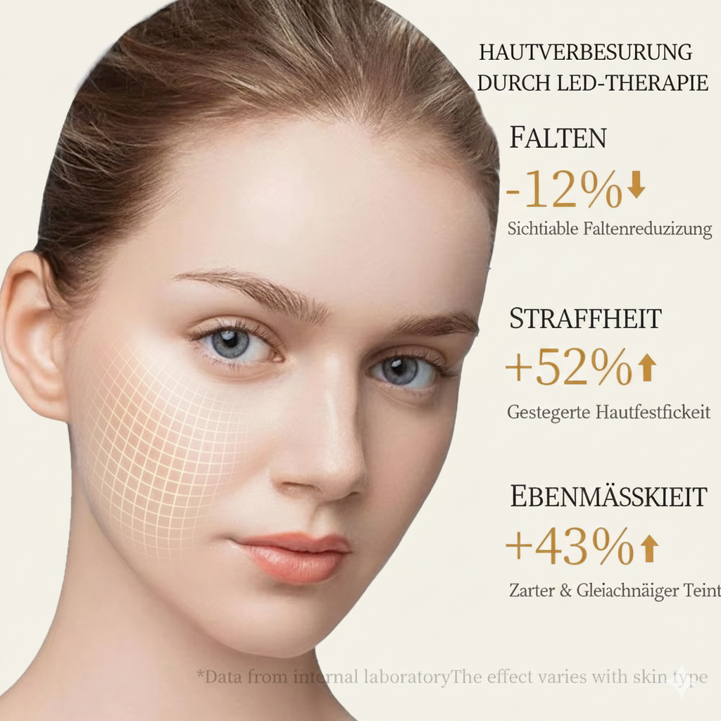 ELBO BEAUTY™ Professional Photon LED-Maske – 4-in-1 Skin Rejuvenation System für Gesicht & Hals