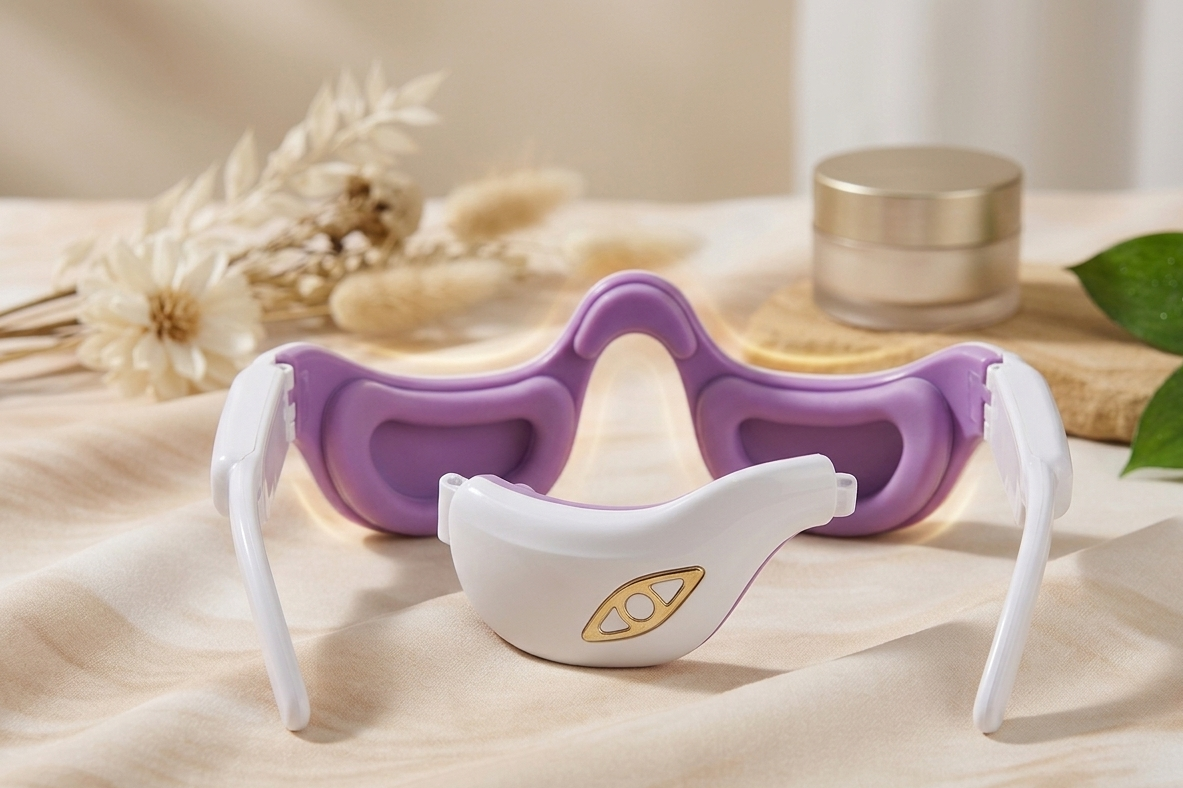 Elbo Beauty – Elektrische Augen-Wellnessbrille gegen Schwellungen & Augenringe