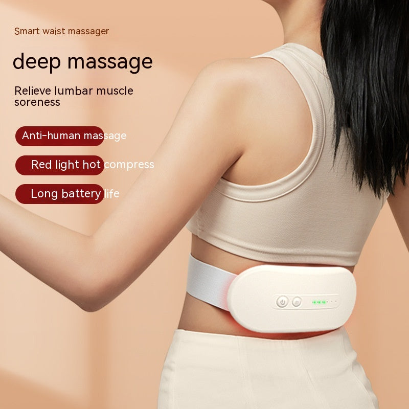 ELBO BEAUTY™ ReliefBelt – Intelligenter Bauch- & Rückenmassager mit Rotlicht-Wärme